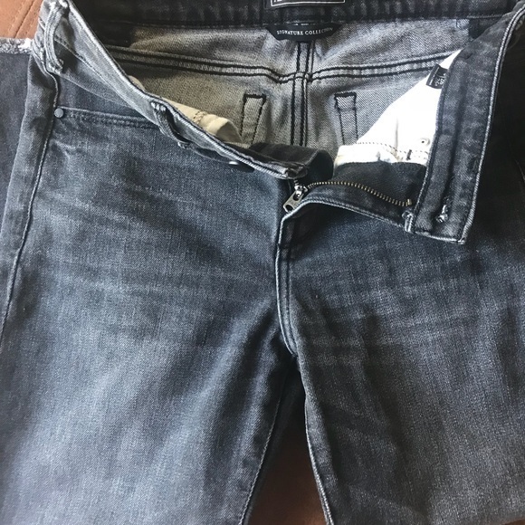 New Abercrombie Charcoal Black Frye Crop Jeans 26 - Picture 5 of 6